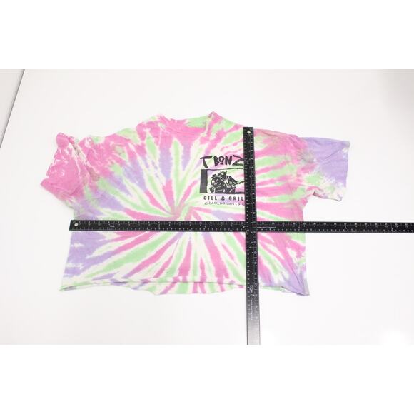 Vintage T Bonz Grill Charleston South Carolina Crop Top T Shirt Large - Picture 6 of 8